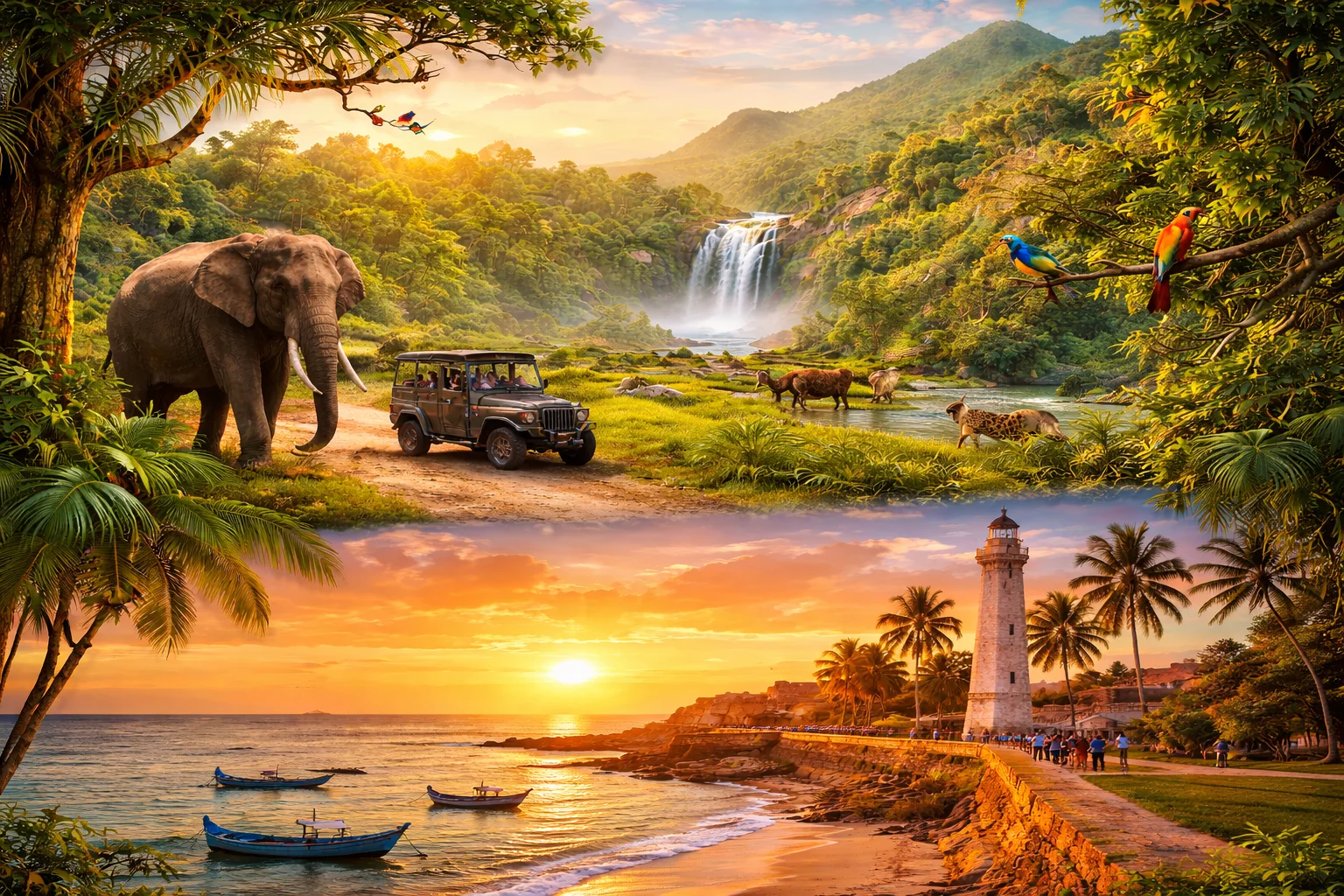 Yala Safari & Galle Fort Sunset Expedition